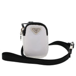 Prada White Synthetic Clutch Bag (Pre-Owned)