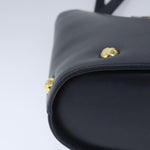 Salvatore Ferragamo Black Leather Shoulder Bag (Pre-Owned)