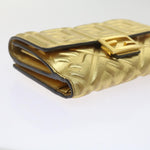 Fendi Zucca Gold Canvas Wallet  (Pre-Owned)