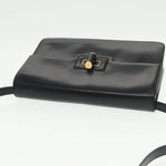 Gucci Bamboo Black Leather Shoulder Bag (Pre-Owned)