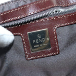 Fendi Baguette Beige Canvas Shoulder Bag (Pre-Owned)