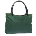 Prada Tessuto Green Synthetic Shoulder Bag (Pre-Owned)