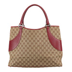 Gucci Beige Canvas Tote Bag (Pre-Owned)