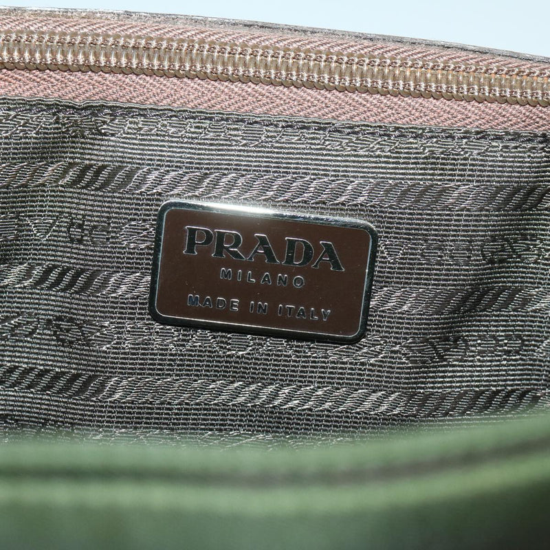 Prada -- Khaki Synthetic Handbag (Pre-Owned)