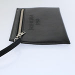 Balenciaga Black Leather Clutch Bag (Pre-Owned)