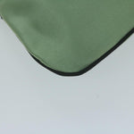 Prada Green Synthetic Clutch Bag (Pre-Owned)