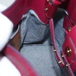 MCM Burgundy Leather Handbag (Pre-Owned)