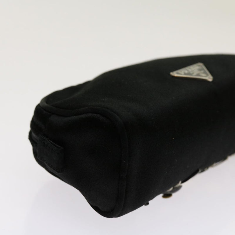 Prada Black Synthetic Clutch Bag (Pre-Owned)