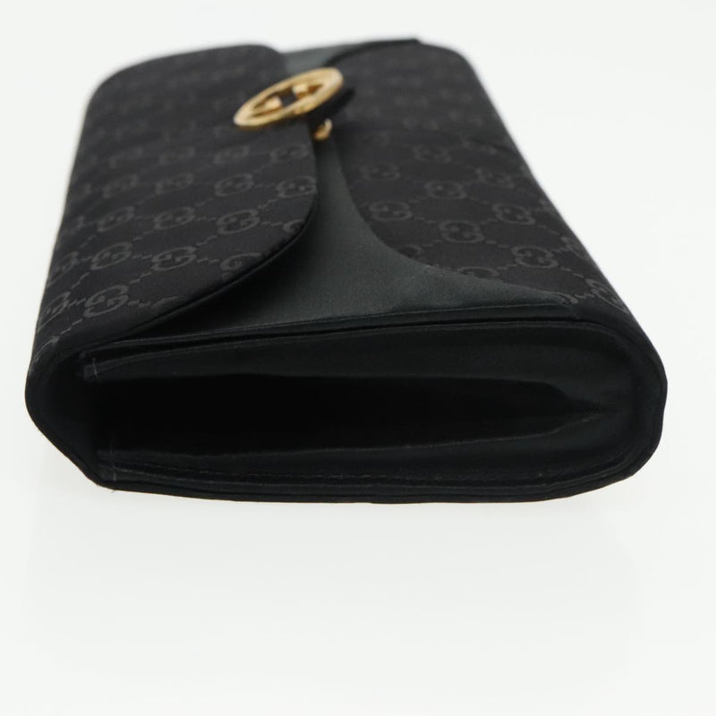 Gucci Black Canvas Clutch Bag (Pre-Owned)