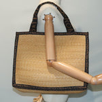 Fendi Beige Wood Tote Bag (Pre-Owned)