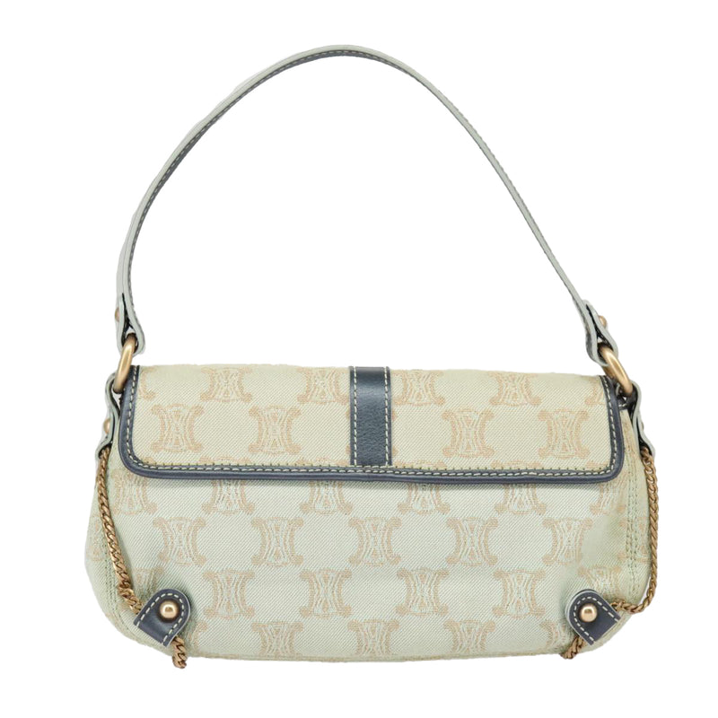 Céline - Beige Canvas Shoulder Bag (Pre-Owned)