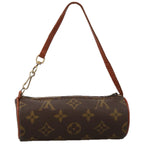 Louis Vuitton Papillon Brown Canvas Clutch Bag (Pre-Owned)