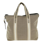 Prada Canapa Beige Canvas Handbag (Pre-Owned)