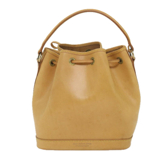 Louis Vuitton Noe Beige Leather Handbag (Pre-Owned)