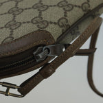 Gucci Ophidia Beige Canvas Shoulder Bag (Pre-Owned)