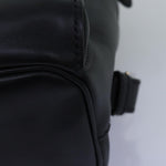 Prada Black Leather Backpack Bag (Pre-Owned)