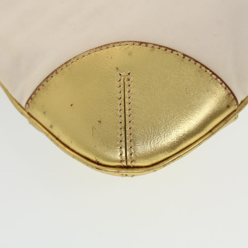 Prada Gold Synthetic Shoulder Bag (Pre-Owned)