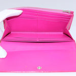 Balenciaga Cash Pink Leather Wallet  (Pre-Owned)