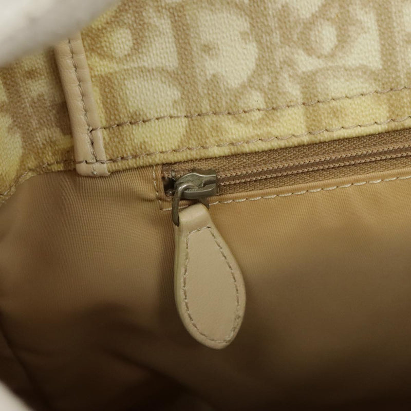 Dior Romantique Beige Canvas Shoulder Bag (Pre-Owned)