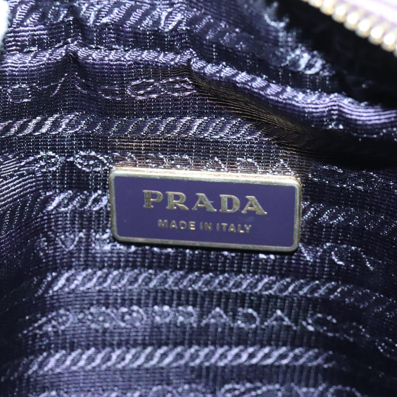 Prada Purple Leather Shoulder Bag (Pre-Owned)