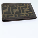 Fendi Zucca Brown Canvas Wallet  (Pre-Owned)