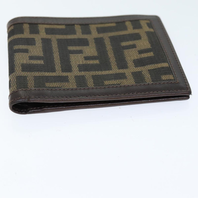 Fendi Zucca Brown Canvas Wallet  (Pre-Owned)