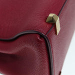 MCM Burgundy Leather Handbag (Pre-Owned)