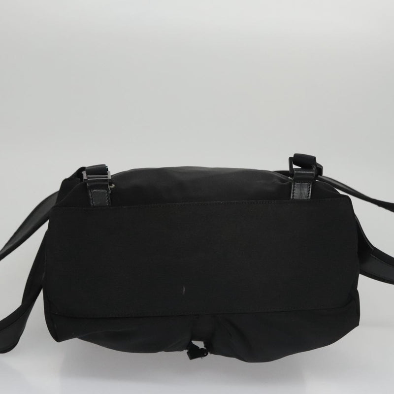 Gucci Black Synthetic Backpack Bag (Pre-Owned)