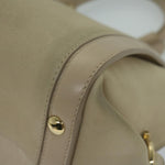 Salvatore Ferragamo Beige Leather Shoulder Bag (Pre-Owned)