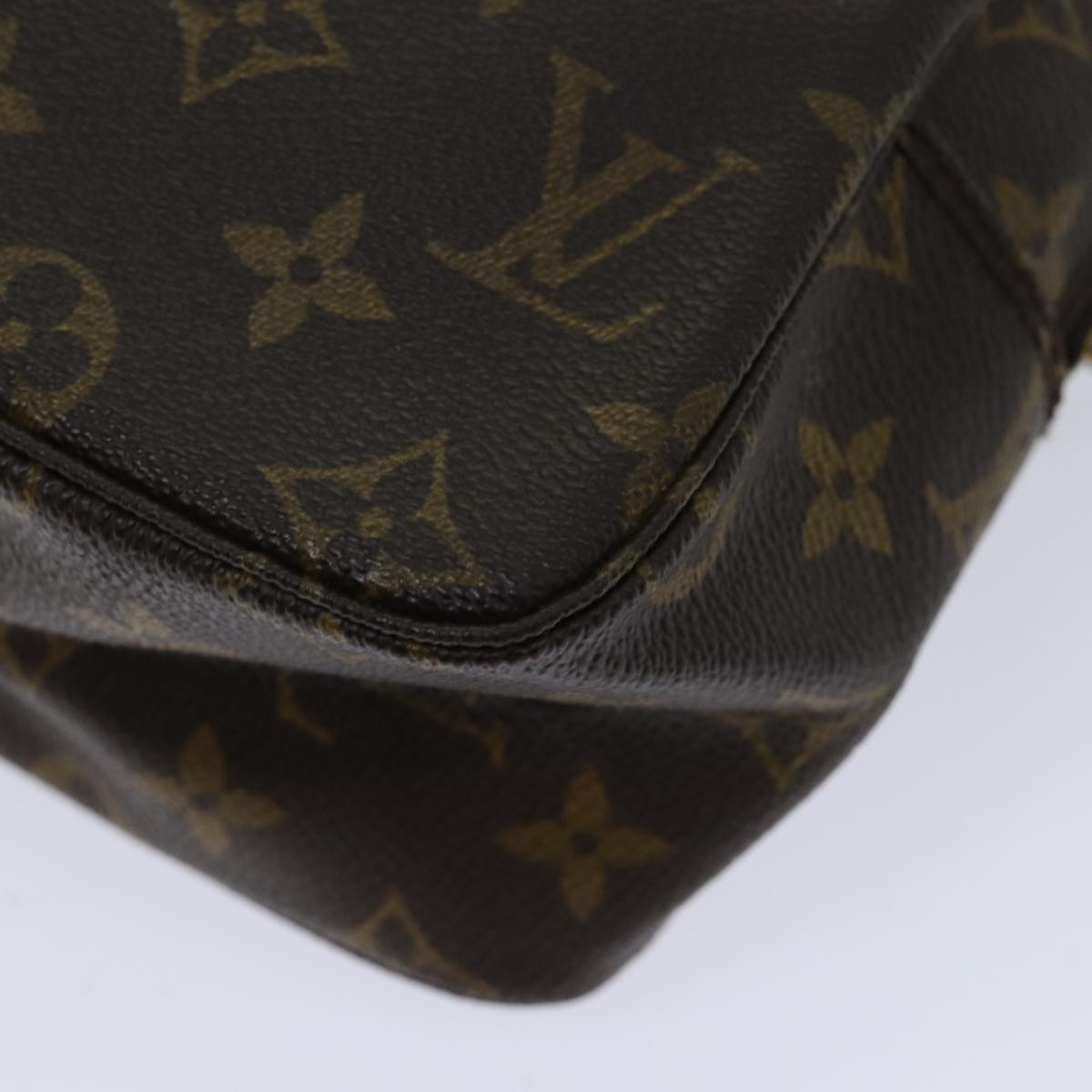 Louis Vuitton Trousse Toilette 28 Brown Canvas Clutch Bag (Pre-Owned)