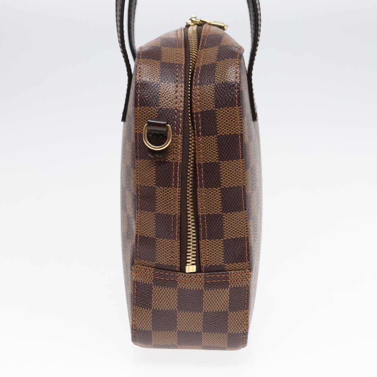 Louis Vuitton Spontini Brown Canvas Handbag (Pre-Owned)