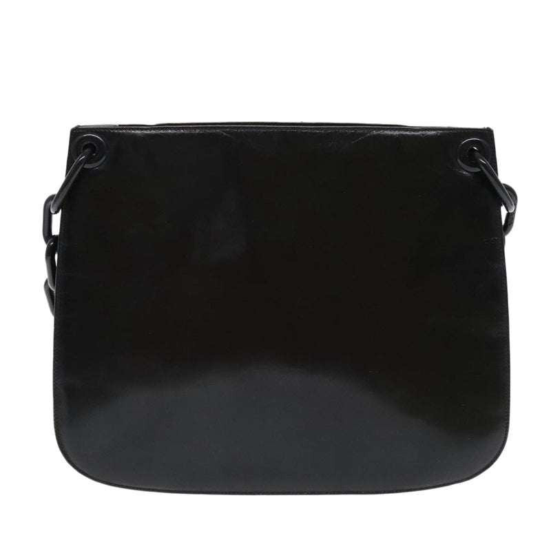 Prada Black Leather Shoulder Bag (Pre-Owned)