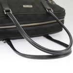 Gucci Gg Canvas Black Canvas Handbag (Pre-Owned)