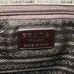 Prada Tessuto Khaki Synthetic Handbag (Pre-Owned)