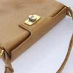 Gucci Beige Leather Shoulder Bag (Pre-Owned)