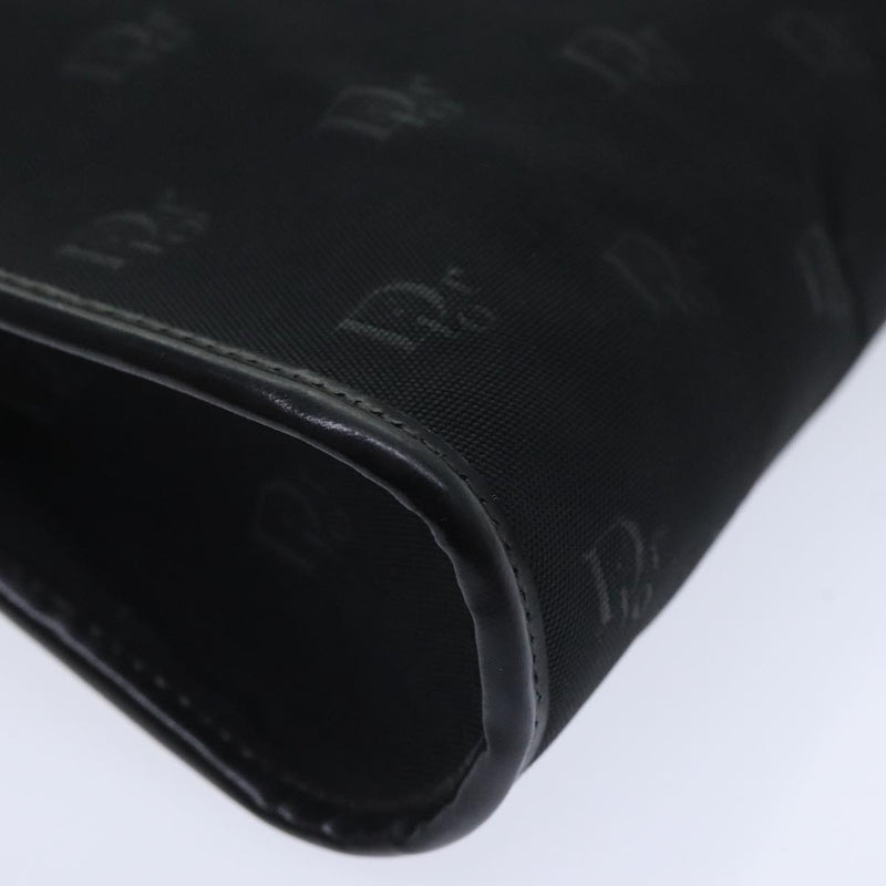 Dior Black Canvas Clutch Bag (Pre-Owned)