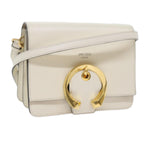 Jimmy Choo Madeline White Leather Shoulder Bag (Pre-Owned)