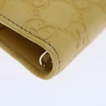 Gucci Couverture Agenda Yellow Leather Wallet  (Pre-Owned)