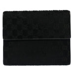 Gucci Demi Lune Black Canvas Wallet  (Pre-Owned)