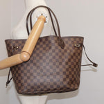 Louis Vuitton Neverfull Mm Brown Canvas Tote Bag (Pre-Owned)