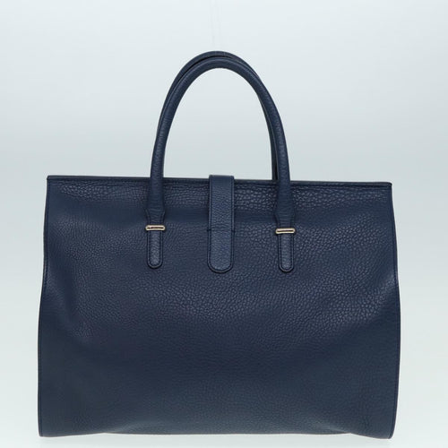 Balenciaga Tube Navy Leather Handbag (Pre-Owned)