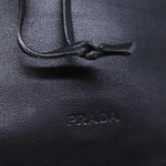 Prada Black Leather Shoulder Bag (Pre-Owned)