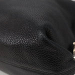 Salvatore Ferragamo Fanisa Black Leather Shoulder Bag (Pre-Owned)