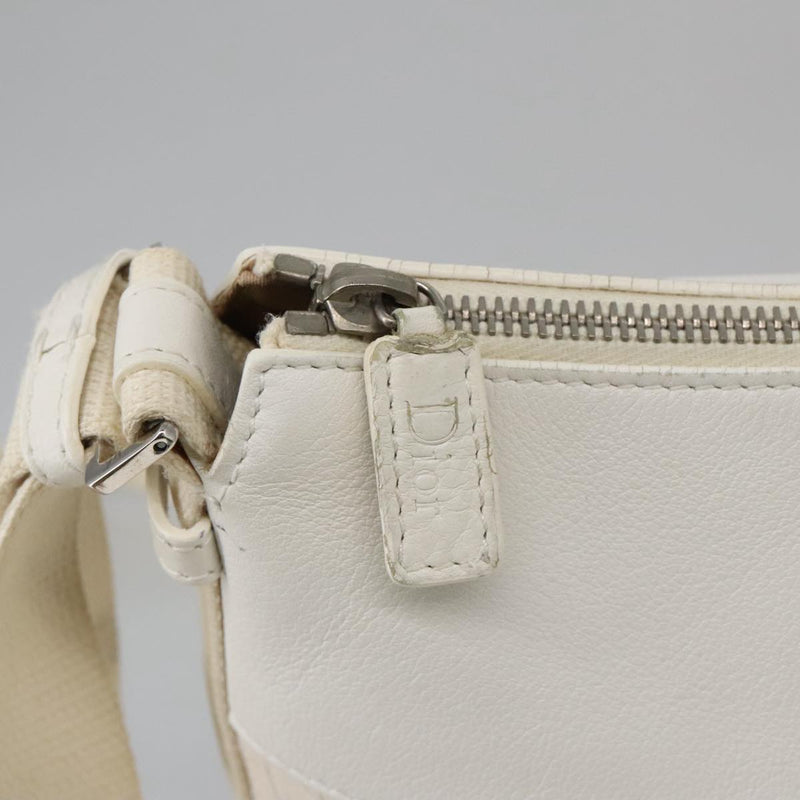 Dior Beige Canvas Shoulder Bag (Pre-Owned)