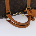 Louis Vuitton Keepall 60 Brown Canvas Travel Bag (Pre-Owned)