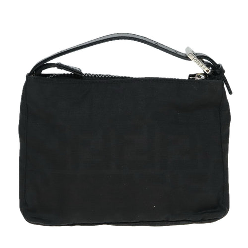 Fendi Black Canvas Handbag (Pre-Owned)