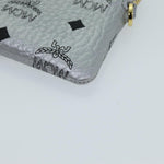 MCM Visetos Silver Canvas Clutch Bag (Pre-Owned)