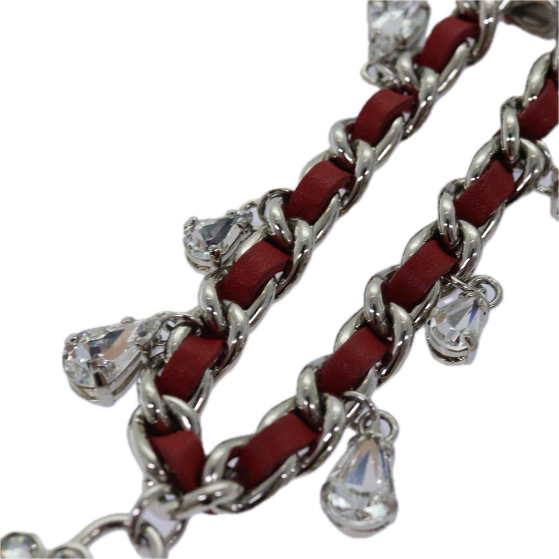 Miu Miu Red Metal Necklace Jewelry (Pre-Owned)