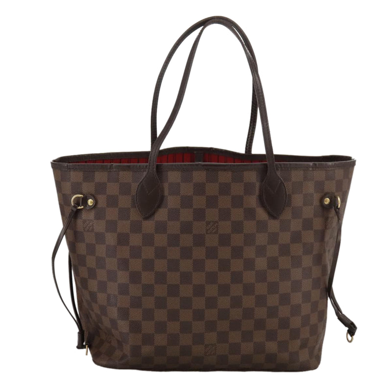 Louis Vuitton Neverfull Mm Brown Canvas Tote Bag (Pre-Owned)