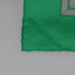 Hermès Green Silk Scarf  (Pre-Owned)